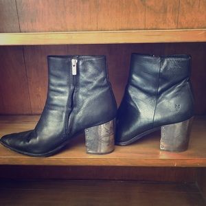 Frye Flynn Omaha boot size 9.5 southwestern heel